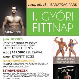 I. Győri Fittnap a hétvégén